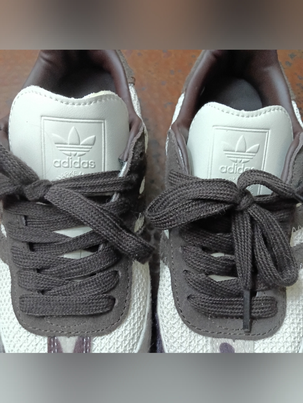 adidas Notitle x Samba Og Sz. 6.5 Brown Cow Print Unisex Sneakers - Picture 8 of 16